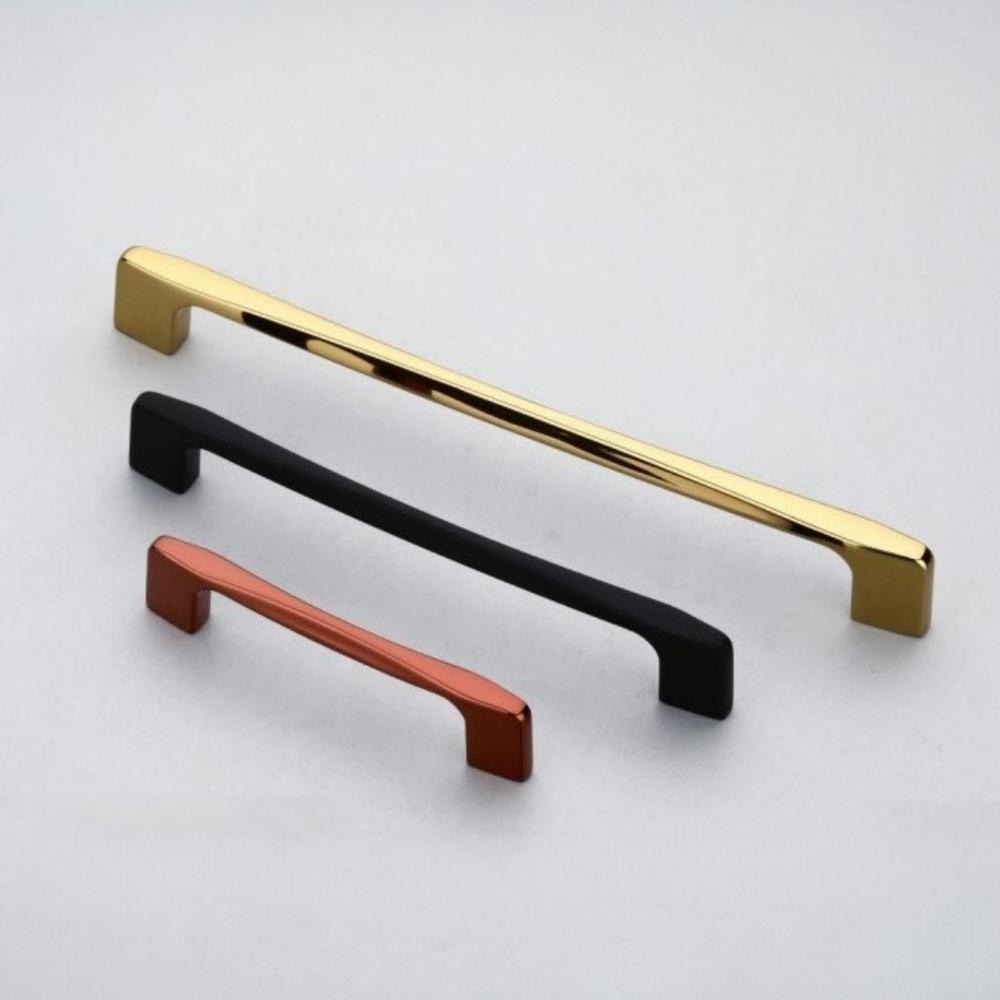 High Quality Metal Cabinet Handle - Zinc Material, 4 Inch Length | Polished Finish, Standard Design For Reliable Cabinet Fittings