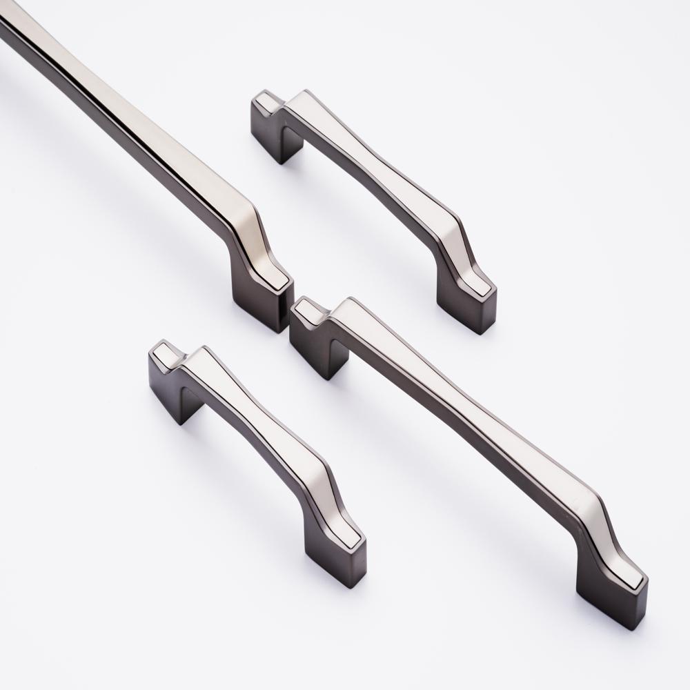 Silver Polished Zinc Cabinet Handle - 10 Inch Length, Golden Color, Polished Finish | Elegant Standard Design For Home Or Office Cabinets