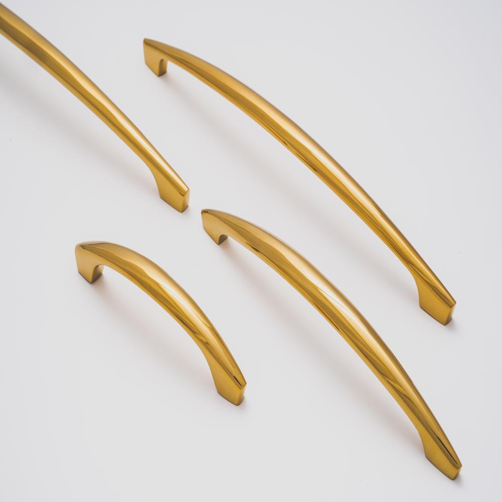 Zinc Cabinet Pull Handle - 4 Inch Length, Polished Finish, Standard Design, Sturdy Zinc Material For Elegant Cabinet Fitting