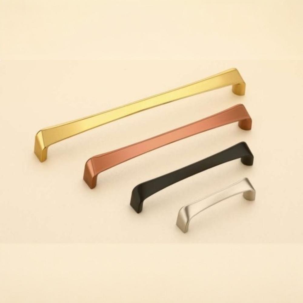 Designer Zinc Cabinet Door Handle - 8 Inch Polished Finish | Durable Zinc Material, Versatile Standard Design For Cabinet Fitting