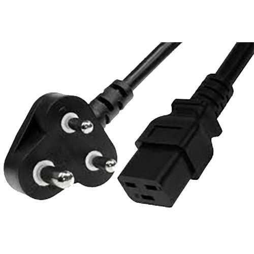 3 Pin Power Cord - Body Material: Plastic