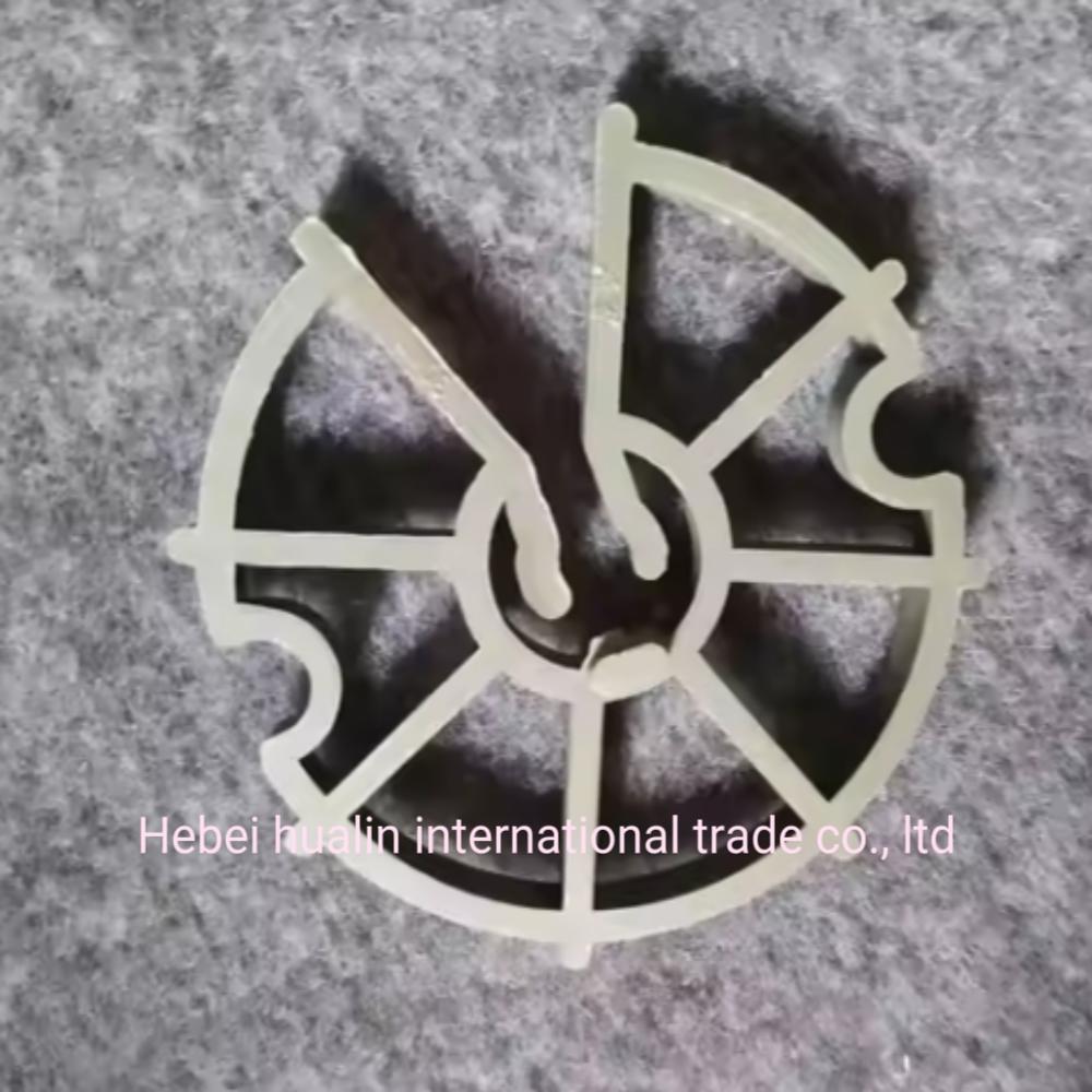 Rebar Protect Plastic Wheel Spacer For Construction - Color: Grey