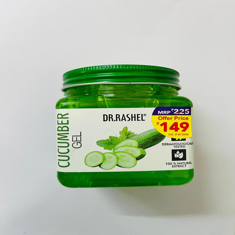 Cucumber Gel - 100ml Jar | Green Skin Gel With 100% Natural Cucumber Extract, Dermatologically Tested, Daily Moisturizing & Soothing Formula