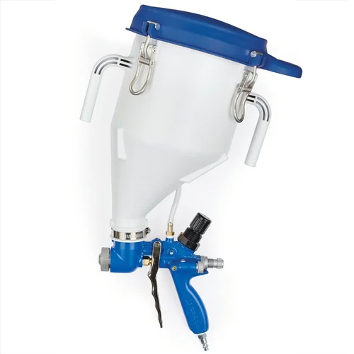 Graco Fast Finish Pressure Boosted Hopper Gun - Color: White And Blue