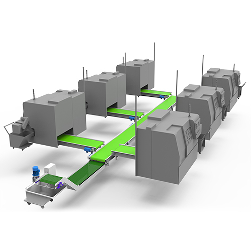 Centralize Chip Conveyor - Color: Ral 7035