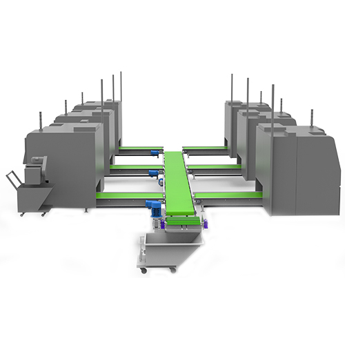 Centralize Chip Conveyor - Color: Ral 7035