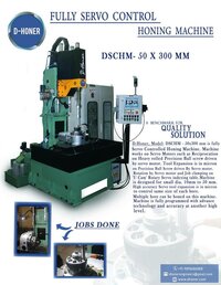 Fully Servo control honing machine