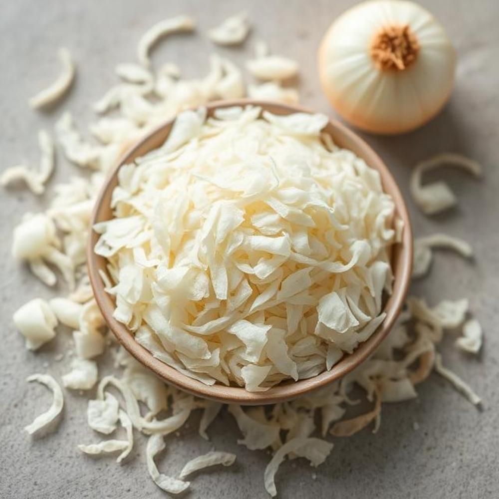 Dehydrated White Onion Flakes - Dehydration Method: Normal