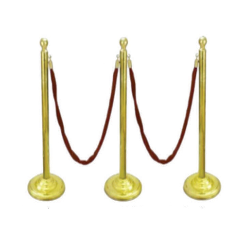 Golden Barricad Stand - Color: As Per Availability