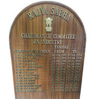 Brown Wooden With Brass Letter Board - Application: Commercial