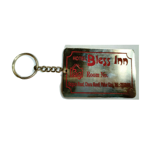 3 x 2inch Etching Keyring