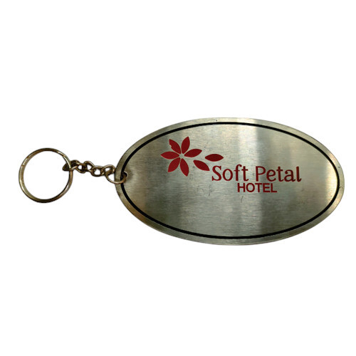 4.5 x 2.5inch Etching Keyring