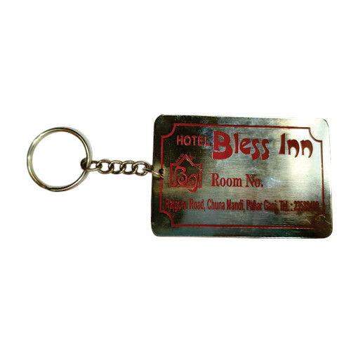 3 x 2inch Etching Keyring
