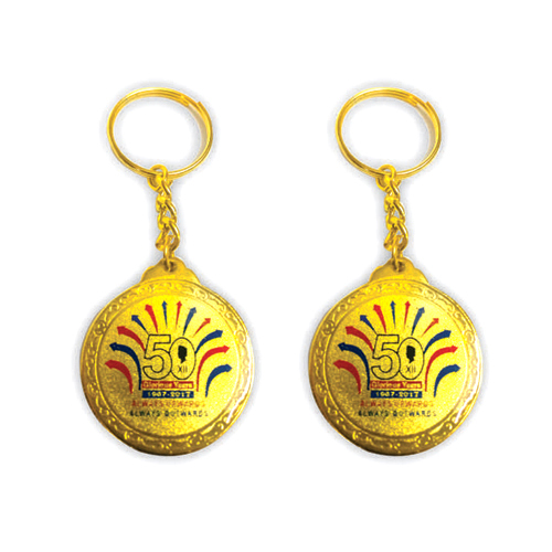 1.5inch M S Keyring With Meena