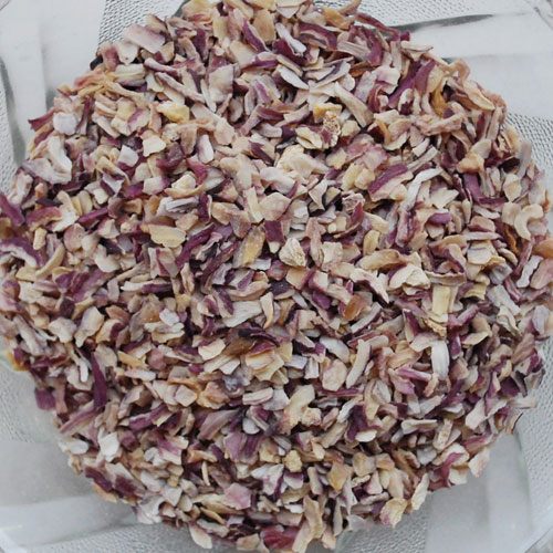 Dehydrated Red Onion Chopped - Dehydration Method: Normal