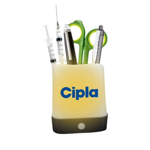 Pen Stand Lamp Mobile Holder