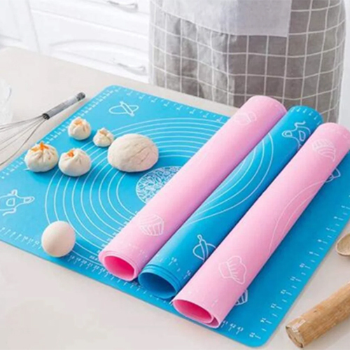 Rectangular Silicone Roti Mat - Color: Multicolor