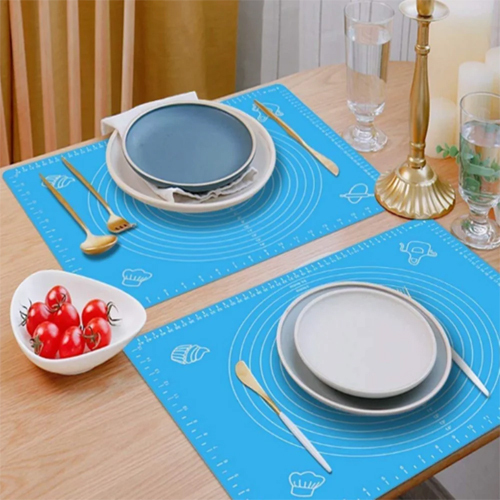 Rectangular Silicone Roti Mat - Color: Multicolor