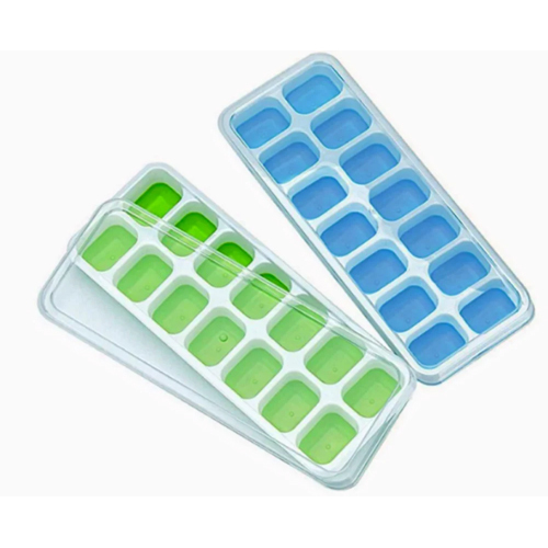Silicone Rubber Ice Cube Tray - Color: Different Available
