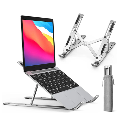 Ss Laptop Stand - Color: Slver & Black