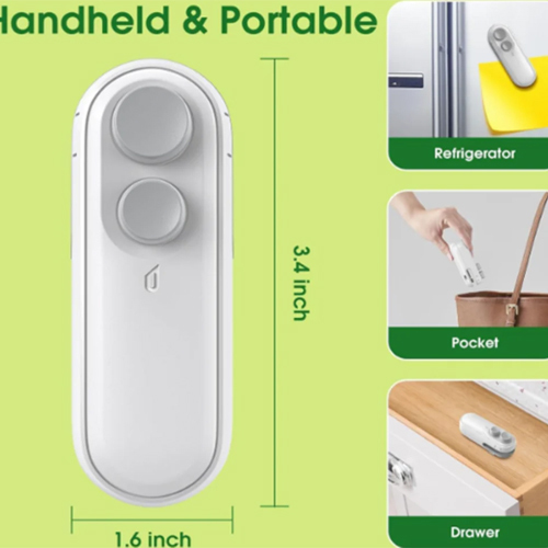 Manual Mini Sealing Machine - Color: White