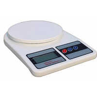 10 Kg Kitchen Weight Scale - Color: White