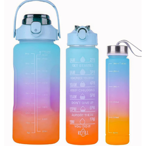 Motivational Water Bottle - Capacity: 1000 Milliliter (Ml)