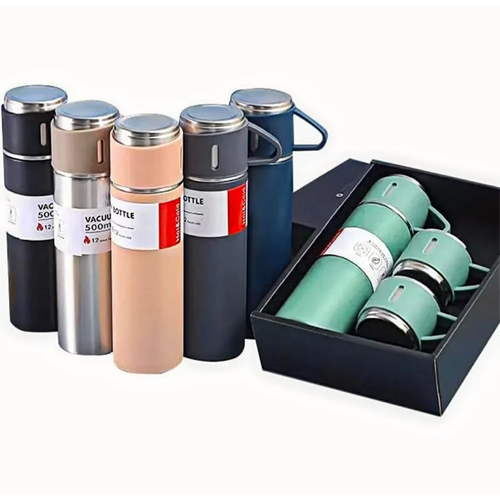 Multicolor Vacuum Flask Set - Capacity: 500 Milliliter (Ml)