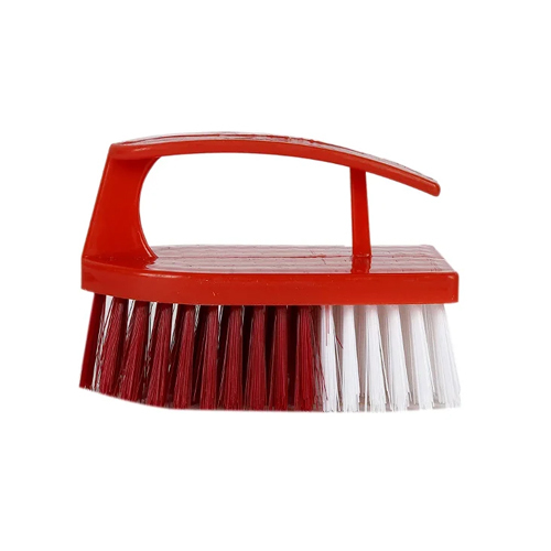 Plastic Handle Cloth Cleaning Brush - Color: Multicolor