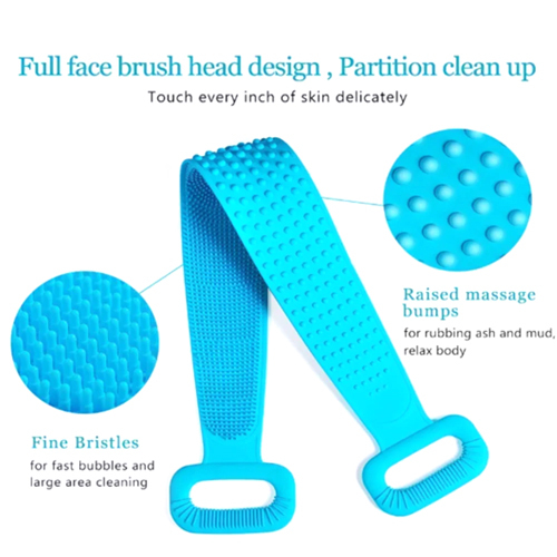 Silicone Double Sided Back Scrubber