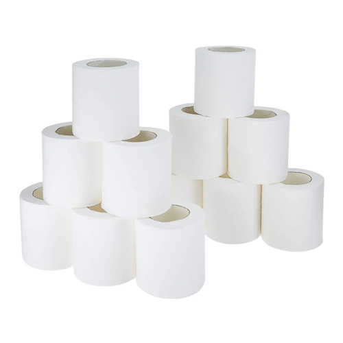 4 Ply Toilet Paper Roll - Color: White