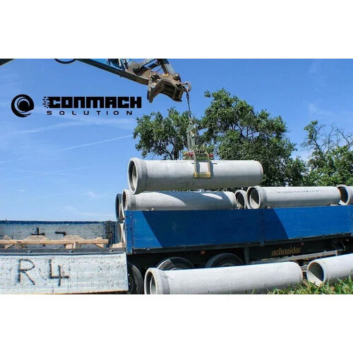 Round Grab Rg Mechanical Lift And Lay Concrete Pipes, Vitrified Clay Pipes