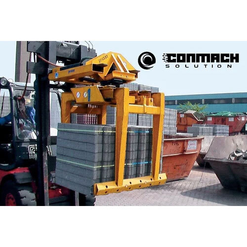 Paver Block Forklift hydraulic Grapple Staz Grab UNI 1200 With Rotation