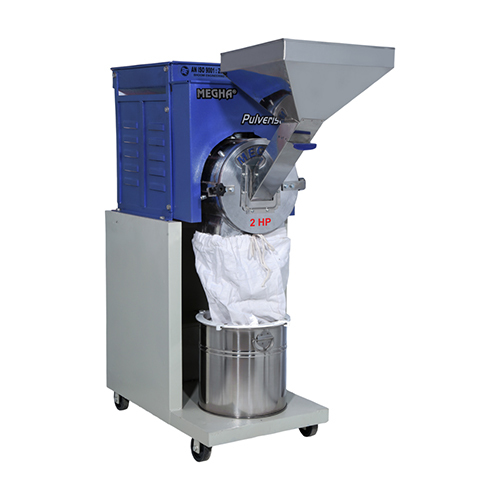 2 Hp Single Chamber Pulveriser - Material: Mild Steel