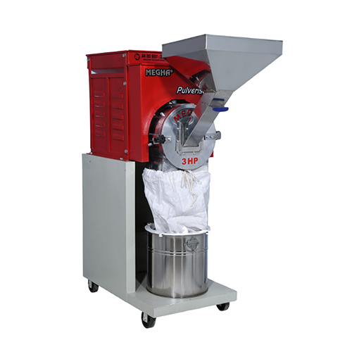 3 Hp Single Chamber Pulveriser - Material: Mild Steel