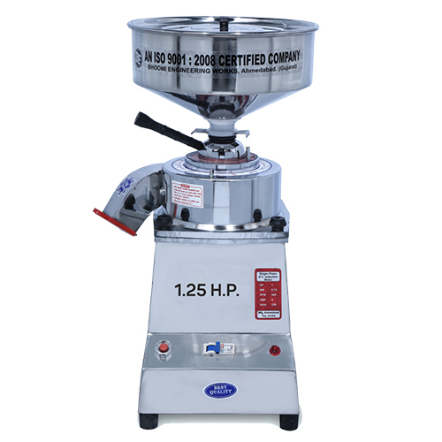 1.25 HP Square Model Stainless Steel Tabletop Flourmill