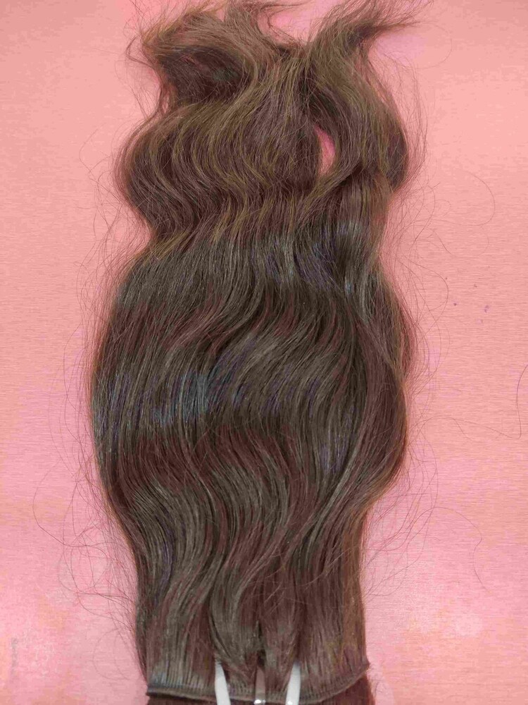 Temple Natural Wavy Virgin Hair Extensions