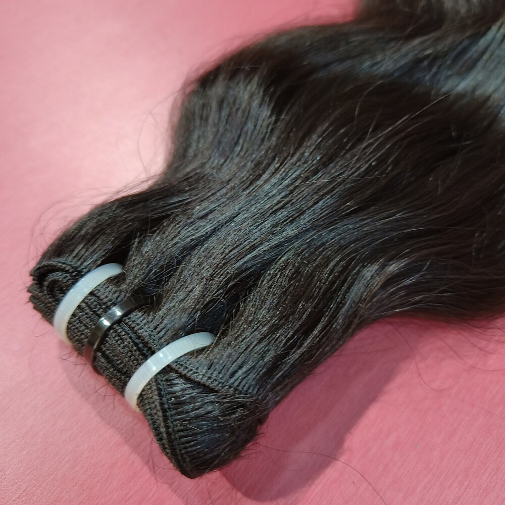 Temple Natural Wavy Virgin Hair Extensions
