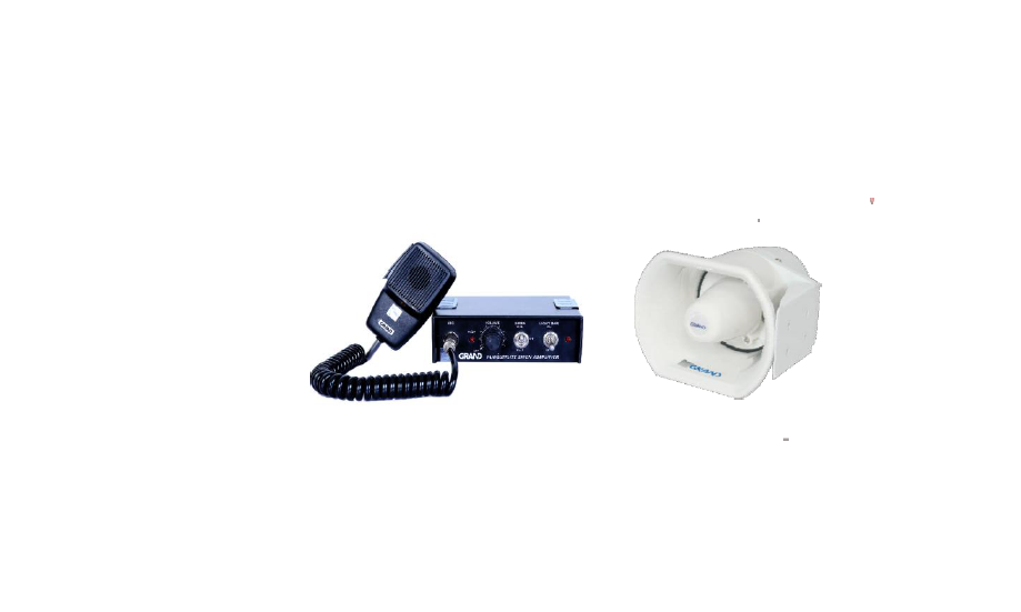 Emergency Warning PA System Set