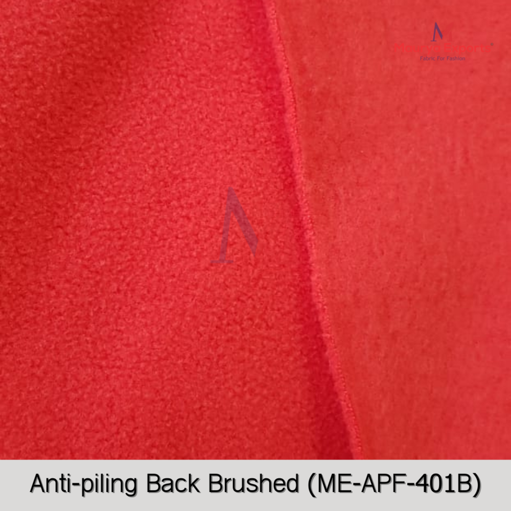 Antipilling back side brushed Fabric