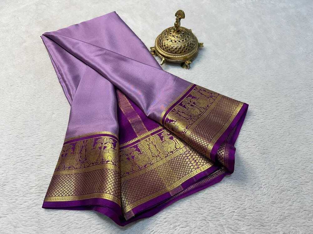 Silk Saree - Bust Size: 44 Inch (In)