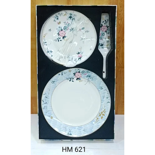 Cake Platters 8 Pec Set - Color: White