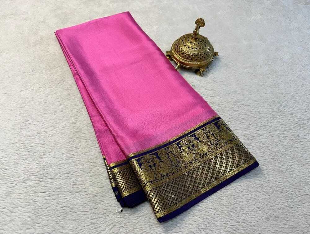Silk Saree - Bust Size: 44 Inch (In)