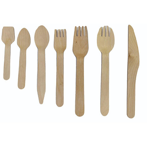 Wooden Spoons, Forks And Knife