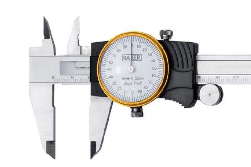 Dial Vernier Caliper - Color: Silver Black