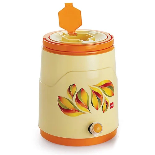5L Fountain Plastic Insulated Water Jug - Shape: Round