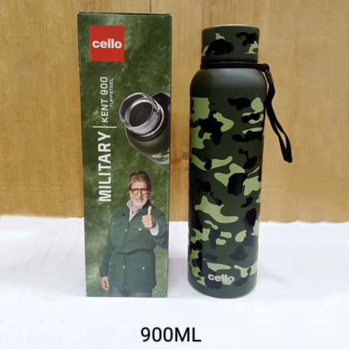 900Ml Cello Military Kent Water Bottle - Capacity: 900 Milliliter (Ml)