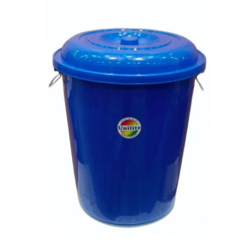 100 Ltr Plastic Drum With 2 Handle - Color: Blue
