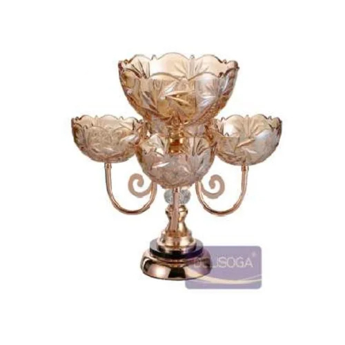 Modern Multi-Layered Fruit Platter Plate - Color: Transparent
