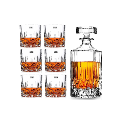 Whis Glass Decanter - Capacity: 350 Milliliter (Ml)